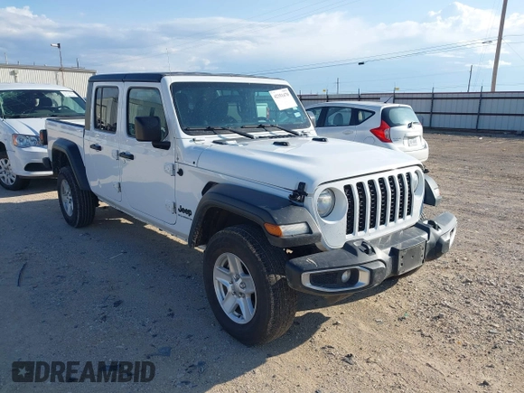 2023 Jeep Gladiator Sport S с VIN 1C6HJTAG0PL533933, выставлен на аукционе IAAI как лот 42351470 с пробегом 57 982 миль миль и . История ставок и продаж доступна на DreamBid. Изображение 1.