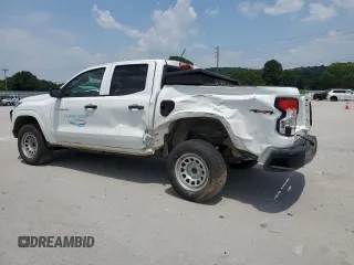 2024 Chevrolet Colorado 4WD Work Truck z VIN 1GCGTBEC6R1124897, wystawiony jako Copart lot #59235665 z przebiegiem 14 521 mil mil oraz Szkoda całkowita • Salvage title. Historia ofert i sprzedaży dostępna na DreamBid. Obrazek 2.