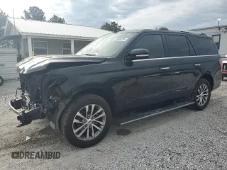 2018 Ford Expedition Limited with VIN 1FMJU2ATXJEA47467, listed as a Copart auction lot 55686285 with 130,505 mi miles and Salvage title. Bid and sale history available at DreamBid. Image 1.