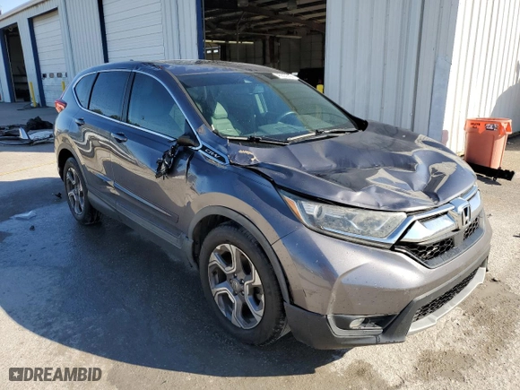 2018 Honda CR-V EX-L with VIN 7FARW1H84JE049084, listed as a Copart auction lot 46823845 with 152,480 mi miles and Salvage Title. Bid and sale history available at carsss.com. Image 4.
