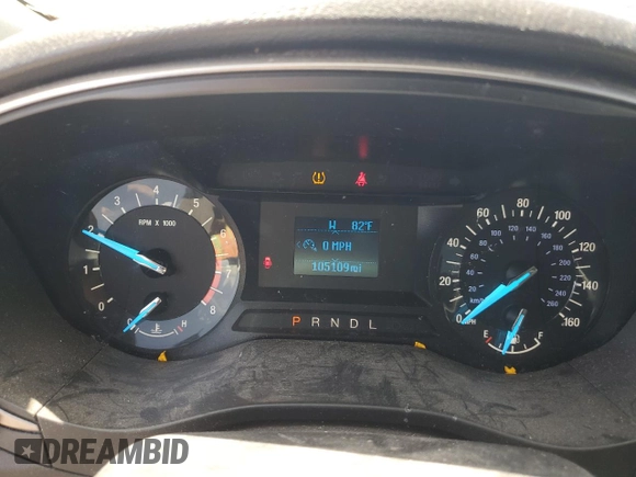 2017 Ford Fusion S with VIN 3FA6P0G76HR231835, listed as a Copart auction lot 52881905 with 105,109 mi miles and Salvage Title. Bid and sale history available at carsss.com. Image 9.