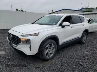 2021 Hyundai Santa Fe SE z VIN 5NMS14AJ9MH361804, wystawiony jako Copart lot #59885355 z przebiegiem 60 643 mil mil oraz Szkoda całkowita • Salvage title. Historia ofert i sprzedaży dostępna na DreamBid. Obrazek 1.