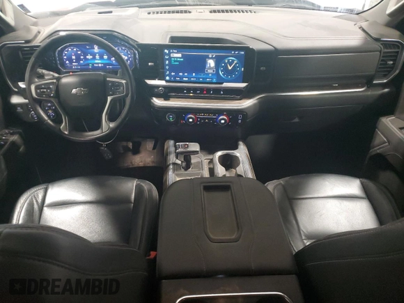 2022 Chevrolet Silverado 1500 LT Trail Boss with VIN 3GCUDFELXNG604797, listed as a Copart auction lot 87466664 with 36,182 mi miles and Salvage Title. Bid and sale history available at DreamBid. Image 8.