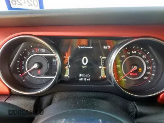 2020 Jeep Wrangler Unlimited Rubicon with VIN 1C4HJXFG5LW107933, listed as a Copart auction lot 62012515 with 60,115 mi miles and Salvage title. Bid and sale history available at DreamBid. Image 9.