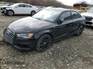 2016 Audi A3 2.0T Premium with VIN WAUB8GFF0G1028856, listed as a Copart auction lot 53307355 with 124,672 mi miles and Salvage Title. Bid and sale history available at carsss.com. Image 1.