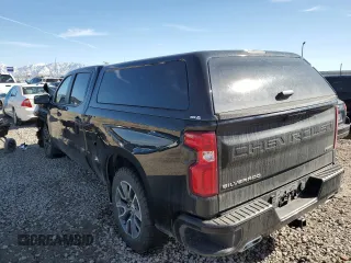 2022 Chevrolet Silverado 1500 RST with VIN 1GCUDEED5NZ630064, listed as a Copart auction lot 46507695 with 0 mi miles and Salvage Title. Bid and sale history available at carsss.com. Image 2.