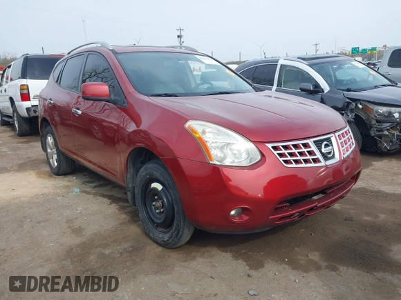 2010 Nissan Rogue S with VIN JN8AS5MT0AW018162, listed as a IAAI auction lot 41913100 with 155,347 mi miles and . Bid and sale history available at carsss.com. Image 1.