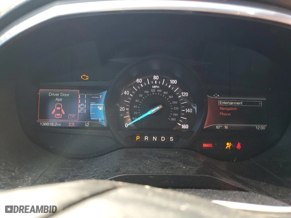 2019 Ford Edge Titanium with VIN 2FMPK3K95KBC37294, listed as a Copart auction lot 46328805 with 138,818 mi miles and Salvage Title. Bid and sale history available at carsss.com. Image 9.