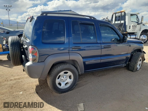 2004 Jeep Liberty Sport with VIN 1J4GL48K84W304550, listed as a Copart auction lot 50757525 with 153,251 mi miles and Salvage Title. Bid and sale history available at carsss.com. Image 3.
