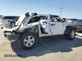 2019 Jeep Wrangler Unlimited Sport S z VIN 1C4HJXDN7KW638020, wystawiony jako Copart lot #48636745 z przebiegiem Nie podano mil oraz Nie do naprawy • Non repairable. Historia ofert i sprzedaży dostępna na DreamBid. Obrazek 3.