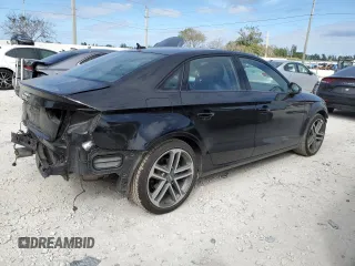 2019 Audi A3 Sedan Premium with VIN WAUAUGFF6KA115886, listed as a Copart auction lot 41263374 with 58,134 mi miles. Bid and sale history available at carsss.com. Image 3.