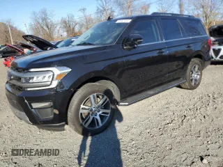 2023 Ford Expedition XLT with VIN 1FMJU1J86PEA13220, listed as a Copart auction lot 47102595 with 0 mi miles and Salvage Title. Bid and sale history available at carsss.com. Image 1.