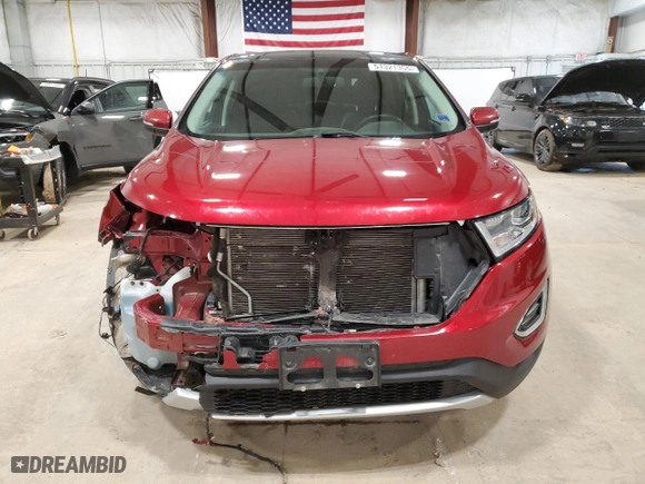 2016 Ford Edge SEL with VIN 2FMPK4J93GBB71519, listed as a Copart auction lot 51321355 with 125,477 mi miles and Clean Title. Bid and sale history available at carsss.com. Image 5.