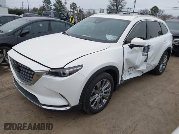 2021 Mazda CX-9 Signature with VIN JM3TCBEY7M0516772, listed as a IAAI auction lot 41553396 with 36,749 mi miles. Bid and sale history available at carsss.com. Image 18.