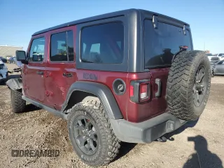 2021 Jeep Wrangler Unlimited Sport Altitude with VIN 1C4HJXDG4MW734322, listed as a Copart auction lot 41670625 with 45,963 mi miles and Salvage title. Bid and sale history available at DreamBid. Image 2.