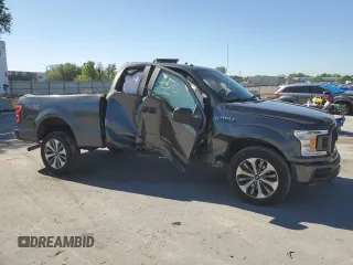 2018 Ford F-150 XL with VIN 1FTEX1CP1JKF14915, listed as a Copart auction lot 49766955 with 96,539 mi miles and Salvage Title. Bid and sale history available at carsss.com. Image 4.