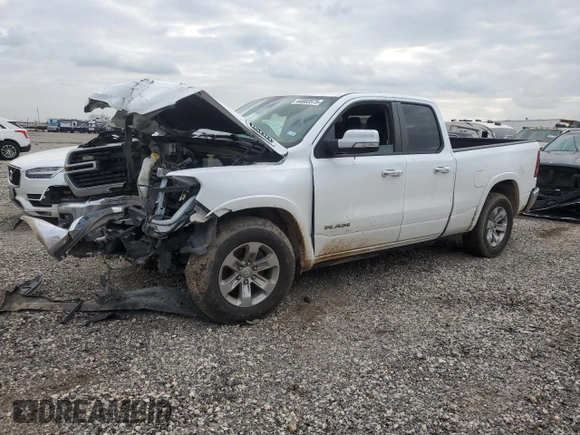 2021 Ram 1500 Laramie with VIN 1C6SRFDT9MN771658, listed as a Copart auction lot 51333035 with 86,062 mi miles and Salvage Title. Bid and sale history available at carsss.com. Image 1.