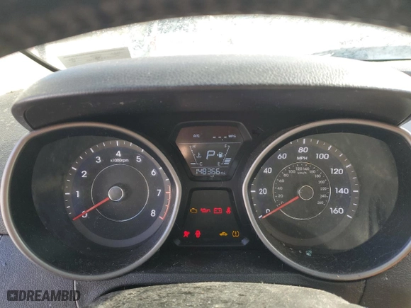 2014 Hyundai Elantra Limited with VIN 5NPDH4AE8EH502194, listed as a Copart auction lot 89199645 with 148,366 mi miles and Salvage Title. Bid and sale history available at carsss.com. Image 9.