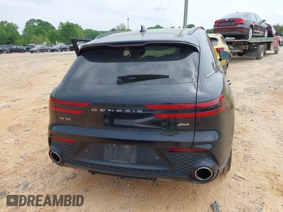2023 Genesis GV70 2.5T with VIN KMUMADTB5PU080446, listed as a IAAI auction lot 42039639 with 46,273 mi miles and . Bid and sale history available at DreamBid. Image 16.