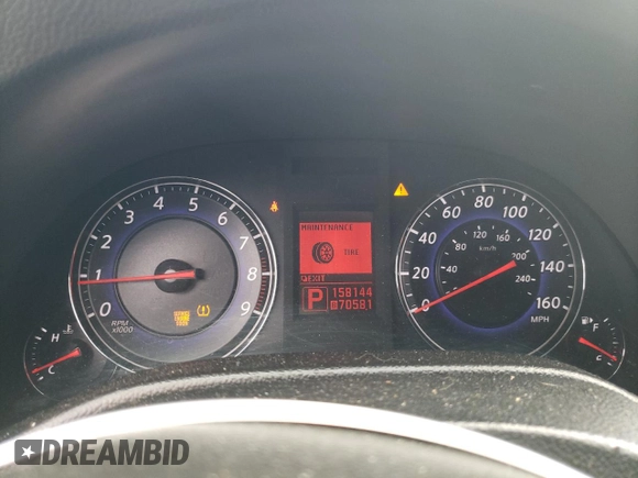 2008 Infiniti G35 with VIN JNKBV61E18M218314, listed as a Copart auction lot 67214644 with 158,144 mi miles and Salvage Title. Bid and sale history available at DreamBid. Image 9.