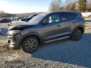 2019 Hyundai Tucson Sport with VIN KM8J33AL7KU950109, listed as a Copart auction lot 86636104 with 53,369 mi miles and Salvage Title. Bid and sale history available at carsss.com. Image 1.