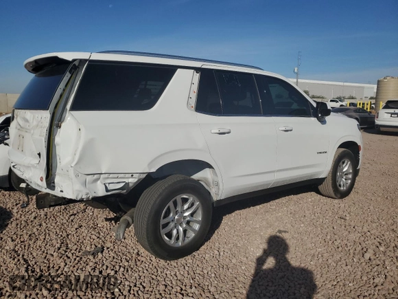 2023 Chevrolet Tahoe LS z VIN 1GNSCMKD7PR283453, wystawiony jako Copart lot #81376314 z przebiegiem 21 308 mil mil oraz Szkoda całkowita • Salvage title. Historia ofert i sprzedaży dostępna na DreamBid. Obrazek 3.