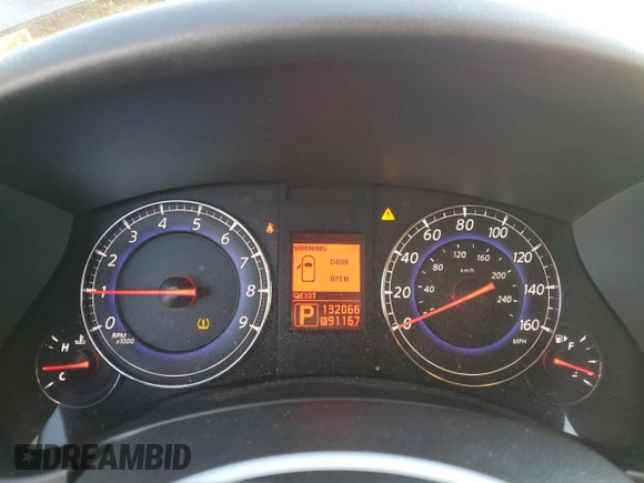 2010 Infiniti EX Journey with VIN JN1AJ0HR5AM754352, listed as a Copart auction lot 81359274 with 132,066 mi miles and Salvage Title. Bid and sale history available at DreamBid. Image 9.