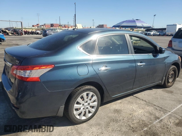 2015 Nissan Sentra S with VIN 3N1AB7AP7FY253479, listed as a Copart auction lot 46658125 with Not Provided miles and Salvage Title. Bid and sale history available at carsss.com. Image 3.
