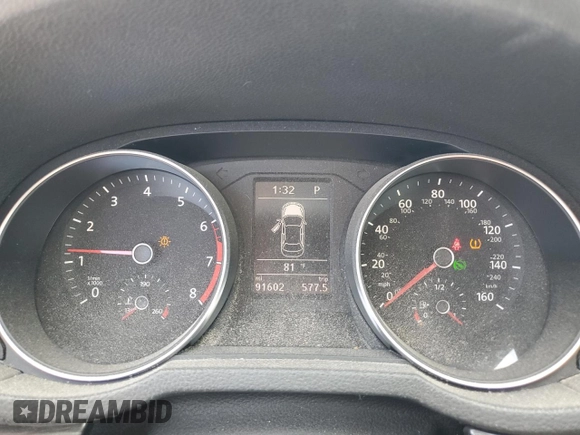 2017 Volkswagen Passat SE z VIN 1VWBT7A35HC026330, wystawiony jako Copart lot #57322535 z przebiegiem 91 602 mil mil oraz Szkoda całkowita • Salvage title. Historia ofert i sprzedaży dostępna na DreamBid. Obrazek 9.
