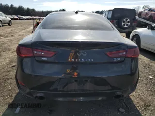 2017 Infiniti Q60 Premium with VIN JN1EV7EL6HM551267, listed as a Copart auction lot 46434555 with 45,072 mi miles and Salvage title. Bid and sale history available at DreamBid. Image 6.