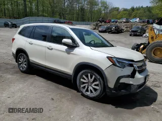 2019 Honda Pilot EX-L z VIN 5FNYF6H59KB044782, wystawiony jako Copart lot #56832875 z przebiegiem 119 168 mil mil oraz Szkoda całkowita • Salvage title. Historia ofert i sprzedaży dostępna na DreamBid. Obrazek 4.