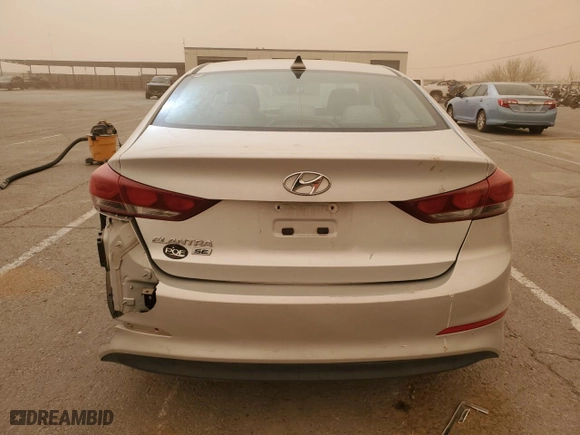 2017 Hyundai Elantra SE with VIN 5NPD74LF2HH096779, listed as a Copart auction lot 49839685 with 127,777 mi miles and Salvage Title. Bid and sale history available at carsss.com. Image 6.