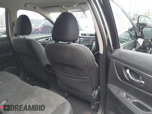 2016 Nissan Rogue SV with VIN KNMAT2MV9GP629576, listed as a IAAI auction lot 41780290 with 129,089 mi miles. Bid and sale history available at carsss.com. Image 8.