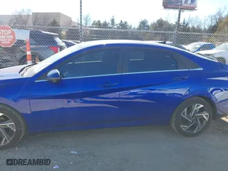 2024 Hyundai Elantra Limited with VIN KMHLP4DG0RU827019, listed as a IAAI auction lot 41466725 with 2,866 mi miles. Bid and sale history available at carsss.com. Image 15.