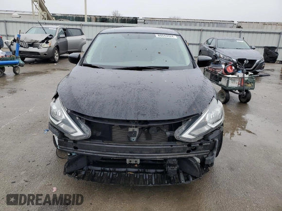 2018 Nissan Sentra SV with VIN 3N1AB7AP3JY210685, listed as a Copart auction lot 86645524 with 49,684 mi miles and Salvage Title. Bid and sale history available at DreamBid. Image 5.