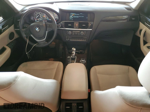 2014 BMW X3 xDrive35i with VIN 5UXWX7C5XE0E81308, listed as a Copart auction lot 52182575 with 110,137 mi miles and Salvage Title. Bid and sale history available at DreamBid. Image 8.
