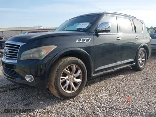 2011 Infiniti QX56 7-passenger with VIN JN8AZ2NFXB9501449, listed as a IAAI auction lot 41742822 with 168,440 mi miles. Bid and sale history available at carsss.com. Image 16.