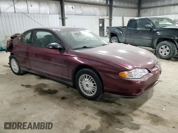 2000 Chevrolet Monte Carlo LS with VIN 2G1WW12E9Y9325411, listed as a Copart auction lot 84213754 with 171,947 mi miles and Salvage Title. Bid and sale history available at carsss.com. Image 11.