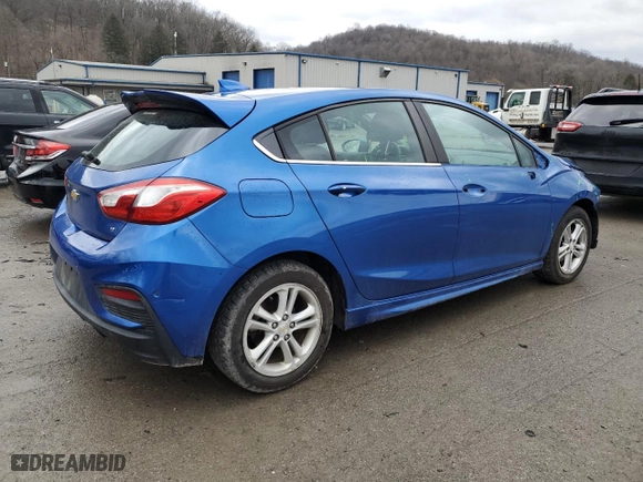 2017 Chevrolet Cruze LT with VIN 3G1BE6SM3HS512037, listed as a Copart auction lot 46114775 with 60,769 mi miles and Salvage Title. Bid and sale history available at carsss.com. Image 3.