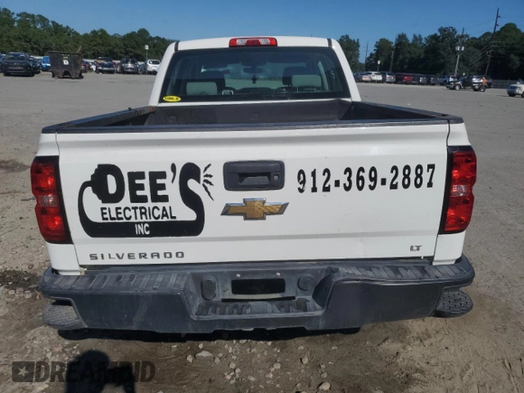 2016 Chevrolet Silverado 1500 Work Truck with VIN 3GCPCNEH7GG220968, listed as a Copart auction lot 72214334 with Not Provided miles and Salvage Title. Bid and sale history available at DreamBid. Image 6.
