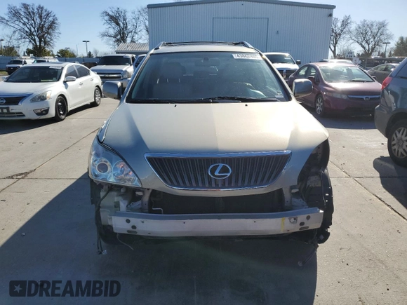 2007 Lexus RX 350 with VIN JTJHK31U672022743, listed as a Copart auction lot 43862405 with 109,610 mi miles and Salvage Title. Bid and sale history available at DreamBid. Image 5.