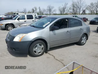 2007 Nissan Sentra 2.0 with VIN 3N1AB61E07L651317, listed as a Copart auction lot 51419125 with 199,001 mi miles and Salvage title. Bid and sale history available at DreamBid. Image 1.