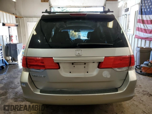 2008 Honda Odyssey EX-L with VIN 5FNRL38698B419308, listed as a Copart auction lot 51041735 with 123,161 mi miles and Salvage Title. Bid and sale history available at carsss.com. Image 6.