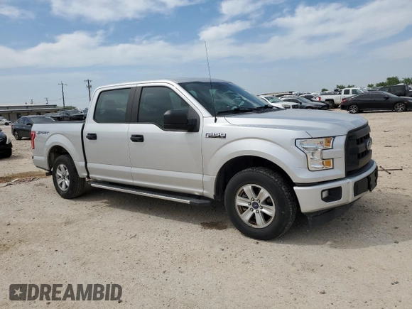 2017 Ford F-150 XL with VIN 1FTEW1C88HKE35781, listed as a Copart auction lot 51852305 with 91,412 mi miles and Salvage Title. Bid and sale history available at carsss.com. Image 4.