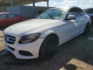 2016 Mercedes-Benz C 300 with VIN 55SWF4JB1GU156557, listed as a Copart auction lot 43313115 with 131,566 mi miles and Clean Title. Bid and sale history available at carsss.com. Image 1.