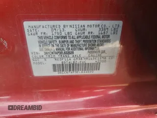 2014 Nissan Versa SV with VIN 3N1CN7AP3EL833520, listed as a Copart auction lot 53958325 with 98,192 mi miles and Salvage Title. Bid and sale history available at DreamBid. Image 12.