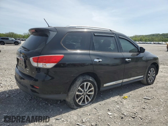 2013 Nissan Pathfinder SV with VIN 5N1AR2MM3DC641114, listed as a Copart auction lot 52920965 with 113,832 mi miles and Clean Title. Bid and sale history available at carsss.com. Image 3.