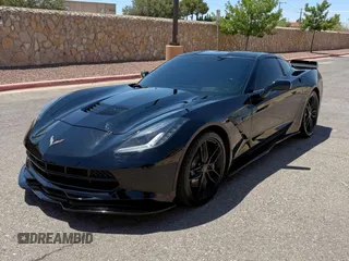 2014 Chevrolet Corvette Z51 2LT with VIN 1G1YJ2D74E5102617, listed as a Copart auction lot 64455705 with 91,709 mi miles and Salvage title. Bid and sale history available at DreamBid. Image 2.