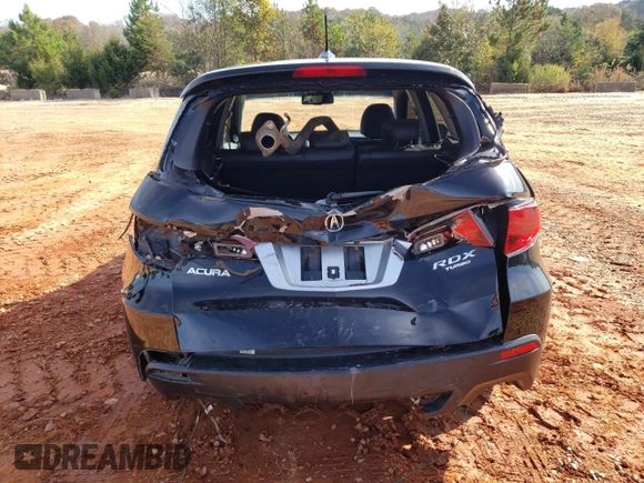 2012 Acura RDX with VIN 5J8TB2H24CA001290, listed as a Copart auction lot 80307114 with 171,044 mi miles and Salvage Title. Bid and sale history available at carsss.com. Image 6.