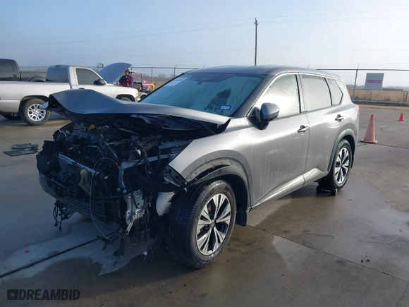 2021 Nissan Rogue SV with VIN JN8AT3BA8MW022225, listed as a IAAI auction lot 41138405 with 1 mi miles. Bid and sale history available at carsss.com. Image 16.
